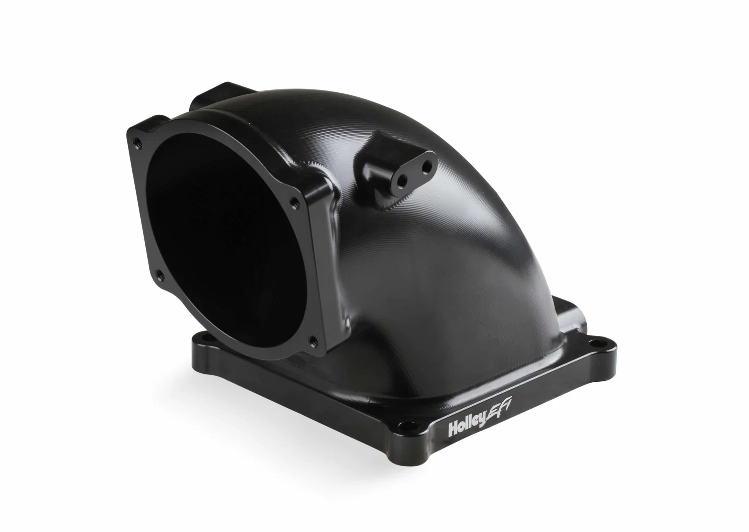 Billet 4500 EFI Throttle Body Intake Elbow-LS- Black Finish - 300-253BK